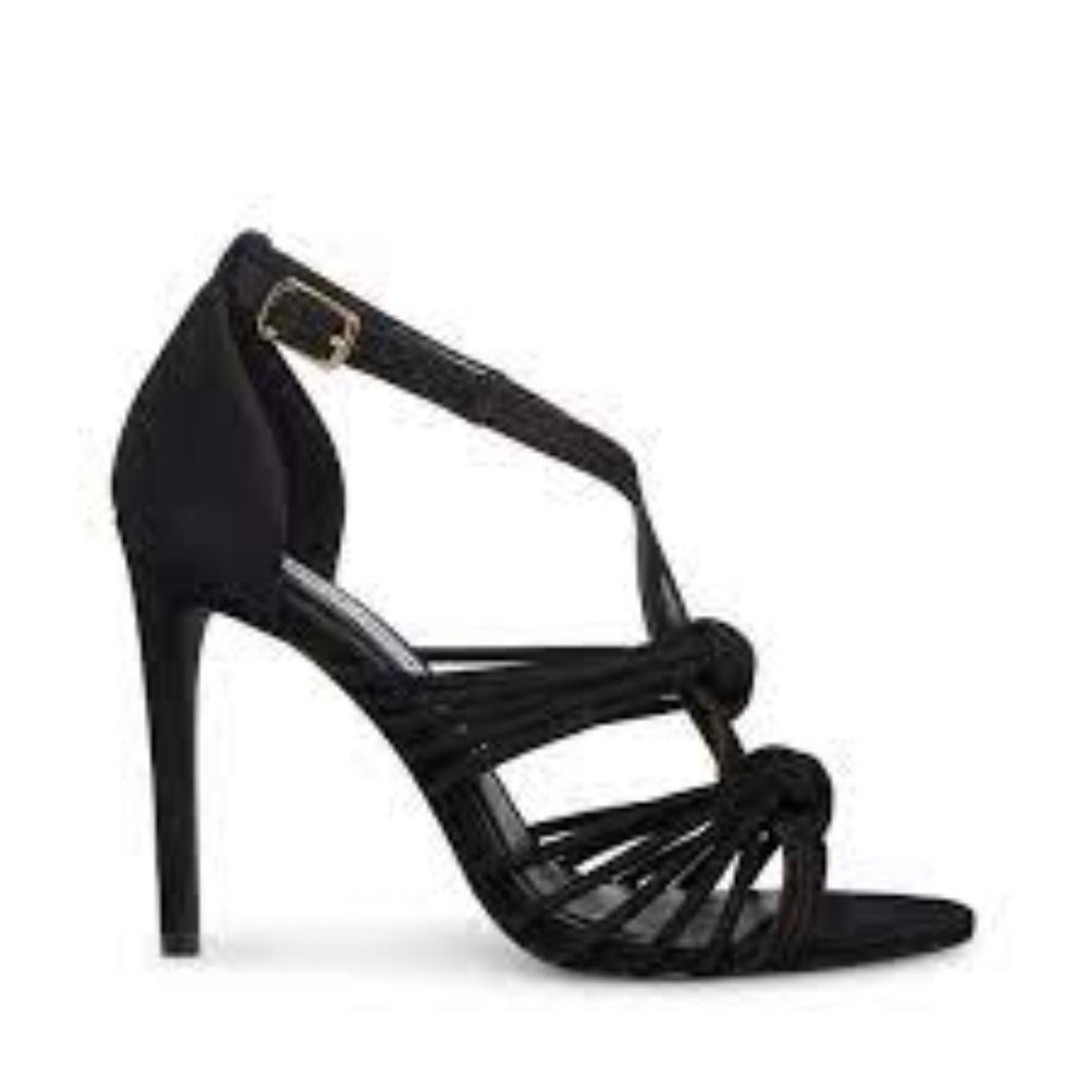 Steve Madden -LYDIA BLACK NUBUCK size 9 NEW in box